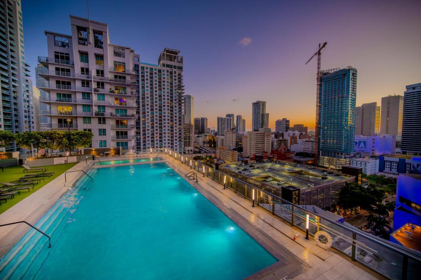 Apartmán Luxury Loft - Free Parking - Ocean View - Brickell Downtown Miami Exteriér fotografie
